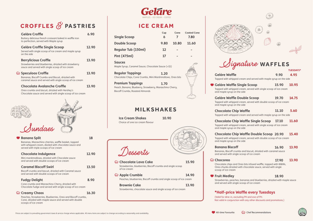Gelare Menu 1
